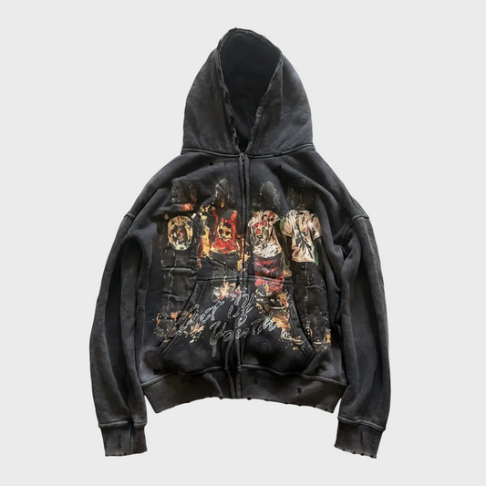 “Art of Youth” Zip-Up