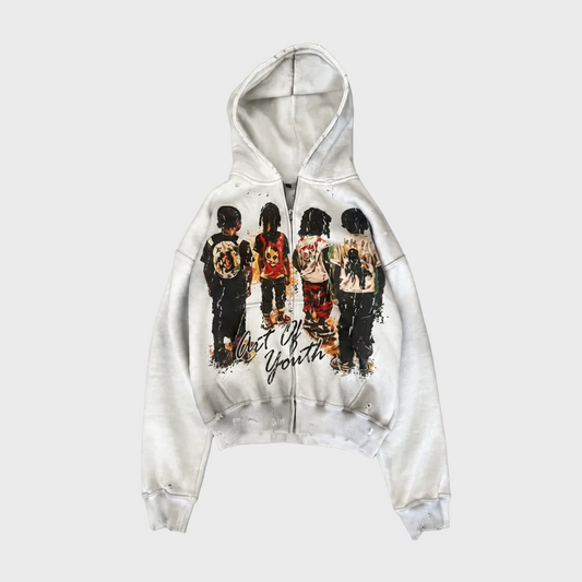 “Art of Youth” Zip-Up